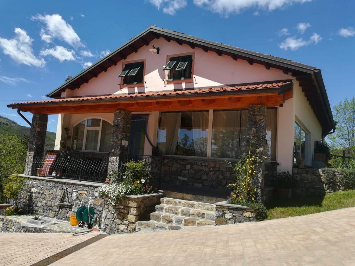 028 - Agriturismo "Il Boschetto" Con Piscina, Pace E Natura - Camera Familiare Cavizzano Kültér fotó