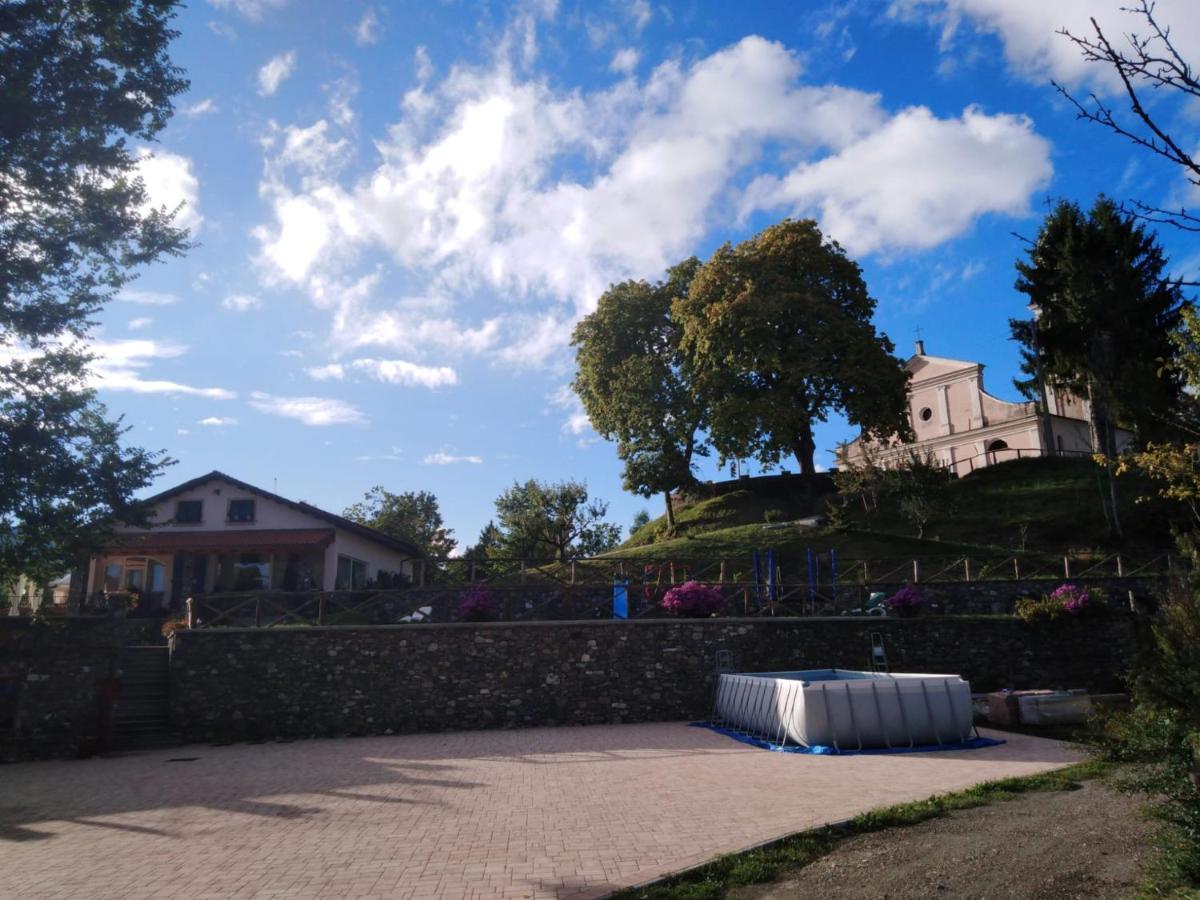 028 - Agriturismo "Il Boschetto" Con Piscina, Pace E Natura - Camera Familiare Cavizzano Kültér fotó