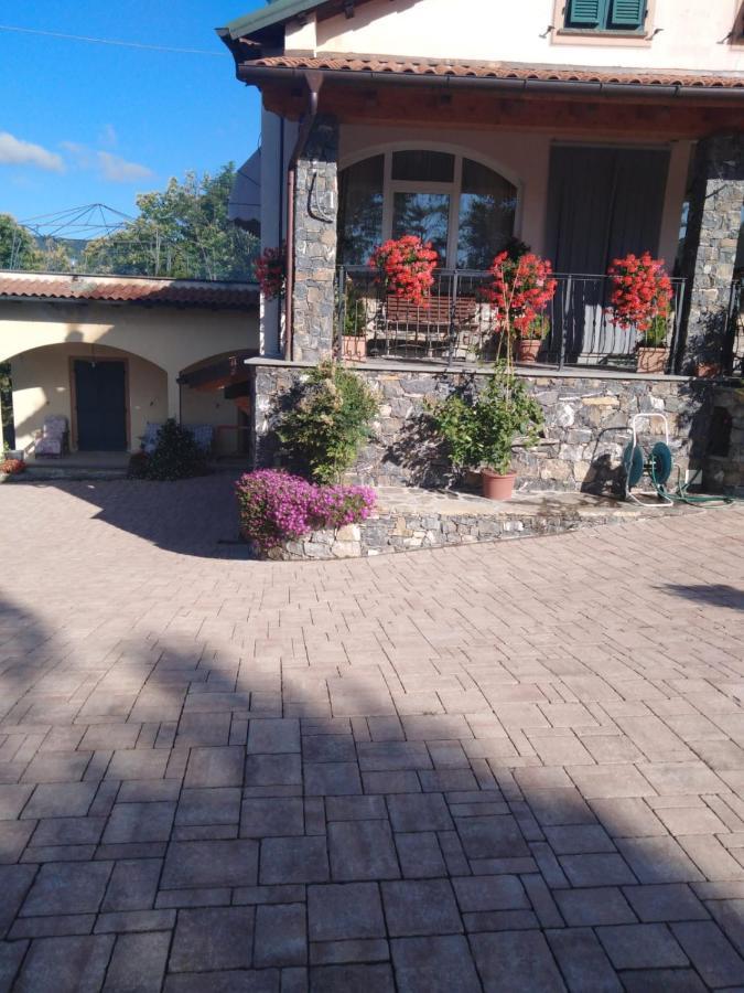 028 - Agriturismo "Il Boschetto" Con Piscina, Pace E Natura - Camera Familiare Cavizzano Kültér fotó